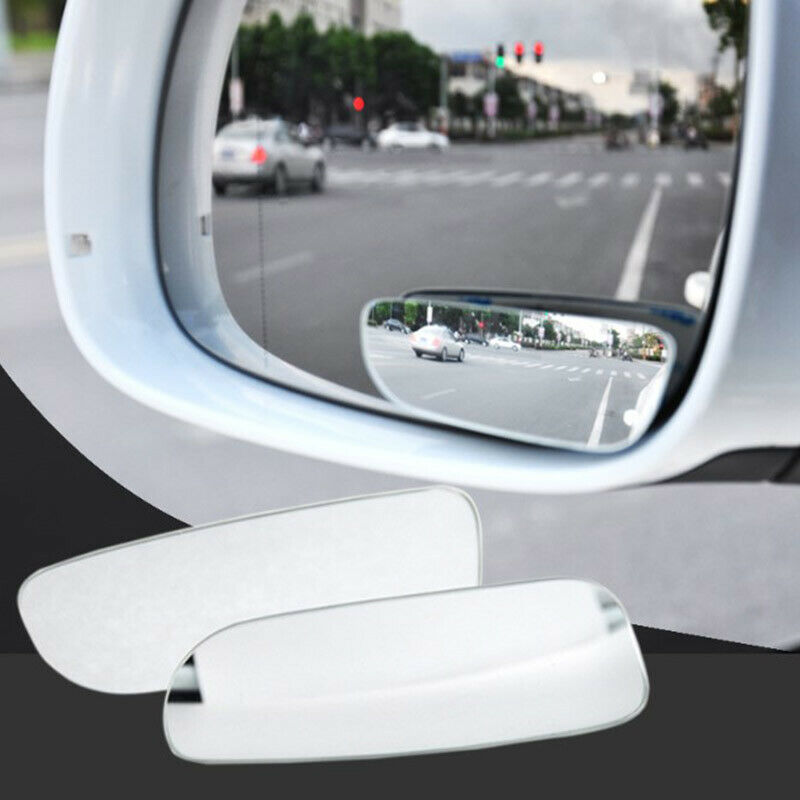 1 Pair Blind Spot Mirror Wide Angle 360 Degree Adjustable Convex Mirr.l8