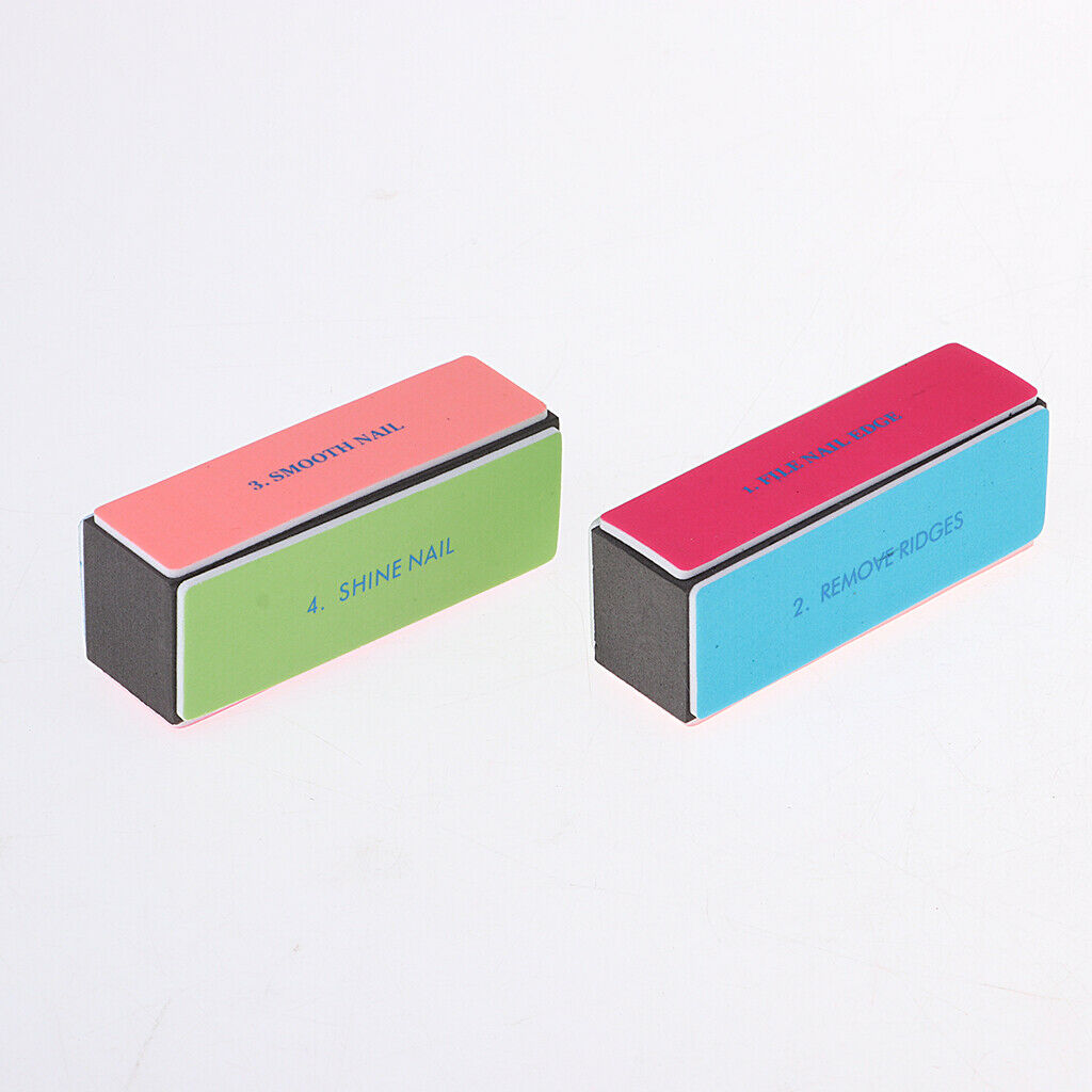 6Pcs Sand File File Polishing Tool Nail Block for Wood, Plastic,