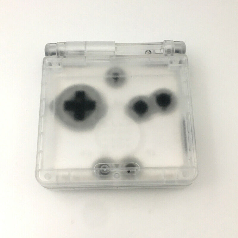 Transparent White Housing Case Cover For Nintend Gameboy Advance SP GBA SP Shell