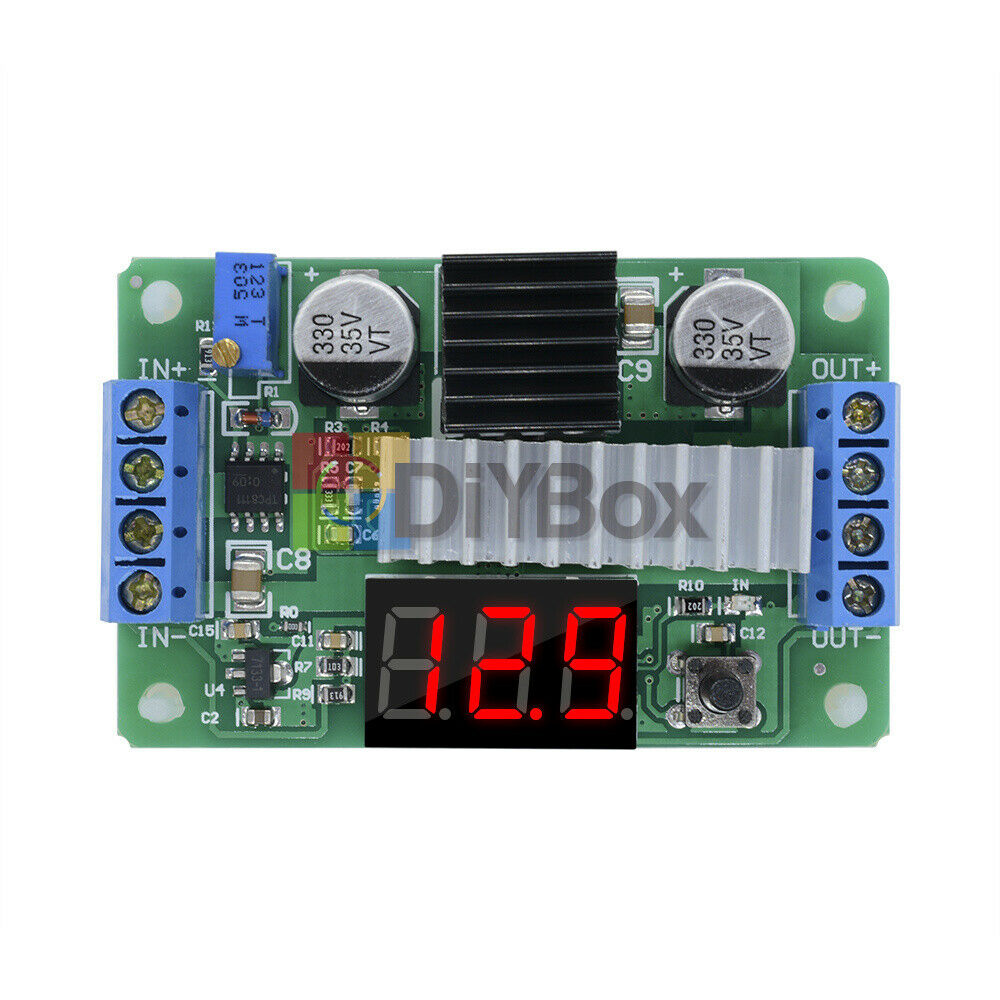 LTC1871 DC-DC Step up Boost Module Power Supply 3.5V to 30V 100W LED Voltmeter
