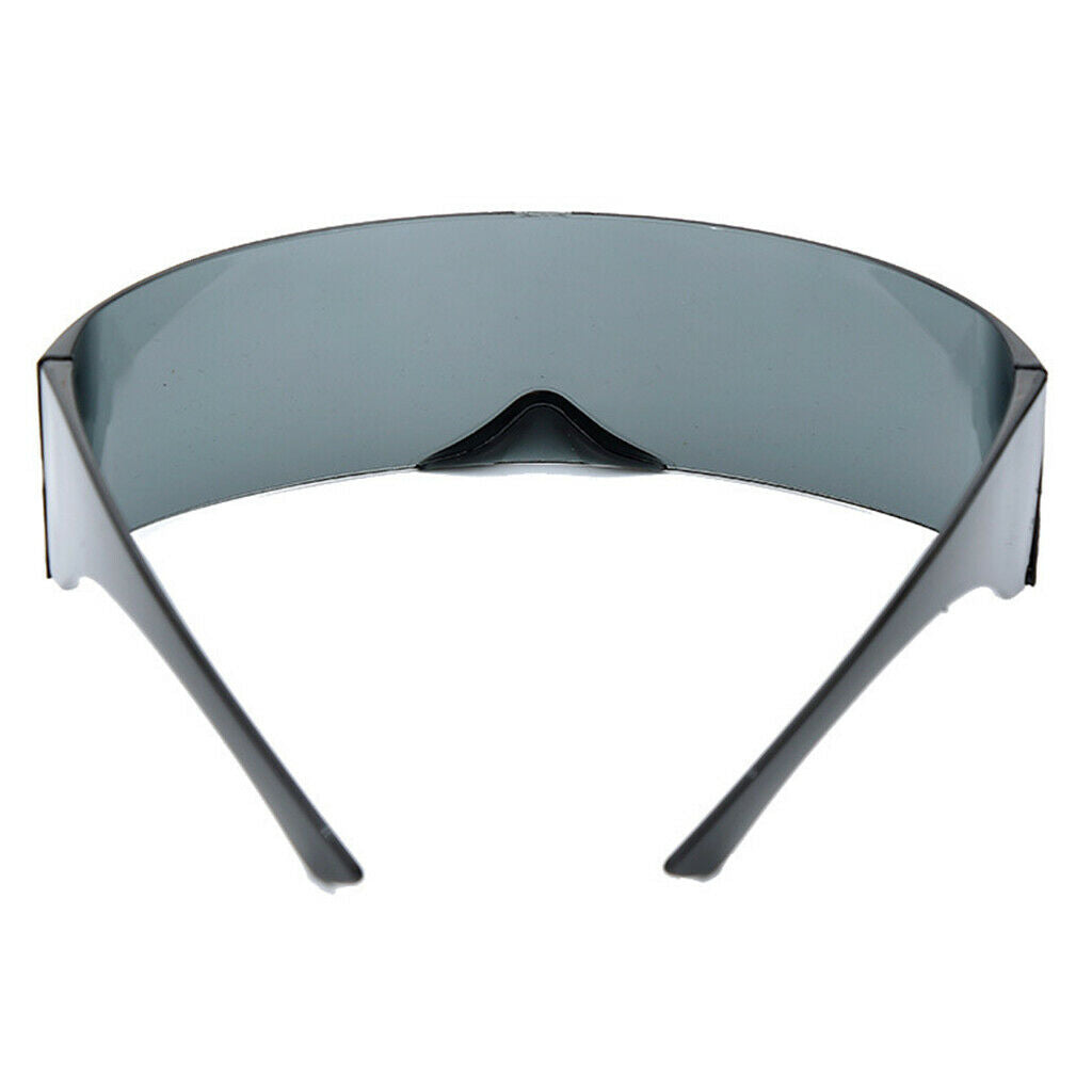 3PCS Fashion Futuristic Wrap Sunglasses Robotic Narrow Glasses Party Favors