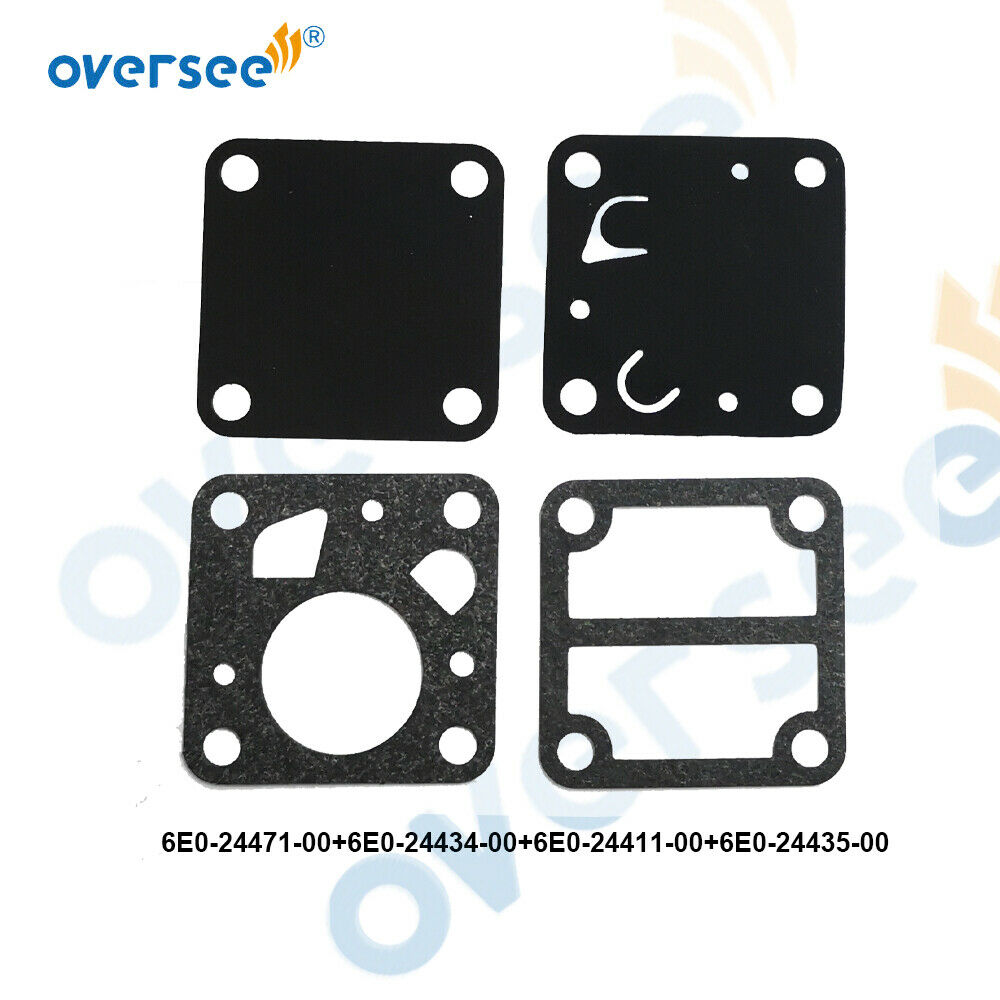 6E0-24471 & 24411 & 24435 & 24434 Gaskets Fuel Pump Repair Kit For YAMAHA 4 -5HP