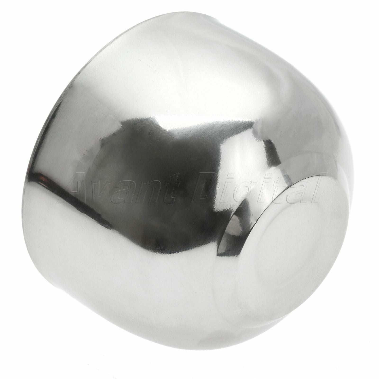 1pc Classic Stainless Steel Shaving Brush Mug Bowl Soap Cup Dia 7.3cm Men's Gift