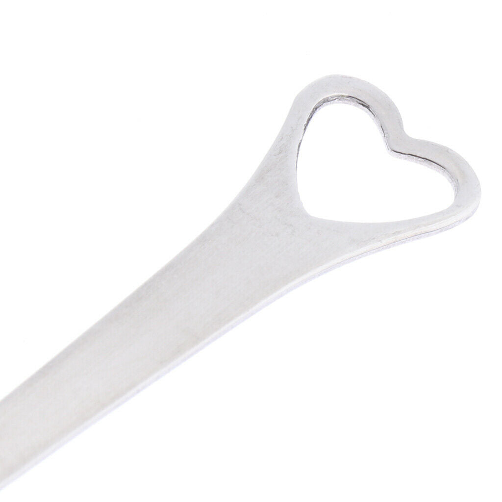 Set of 2 Food-Grade Stainless Steel Creative Coffee Spoons Tea Dessert Spoons