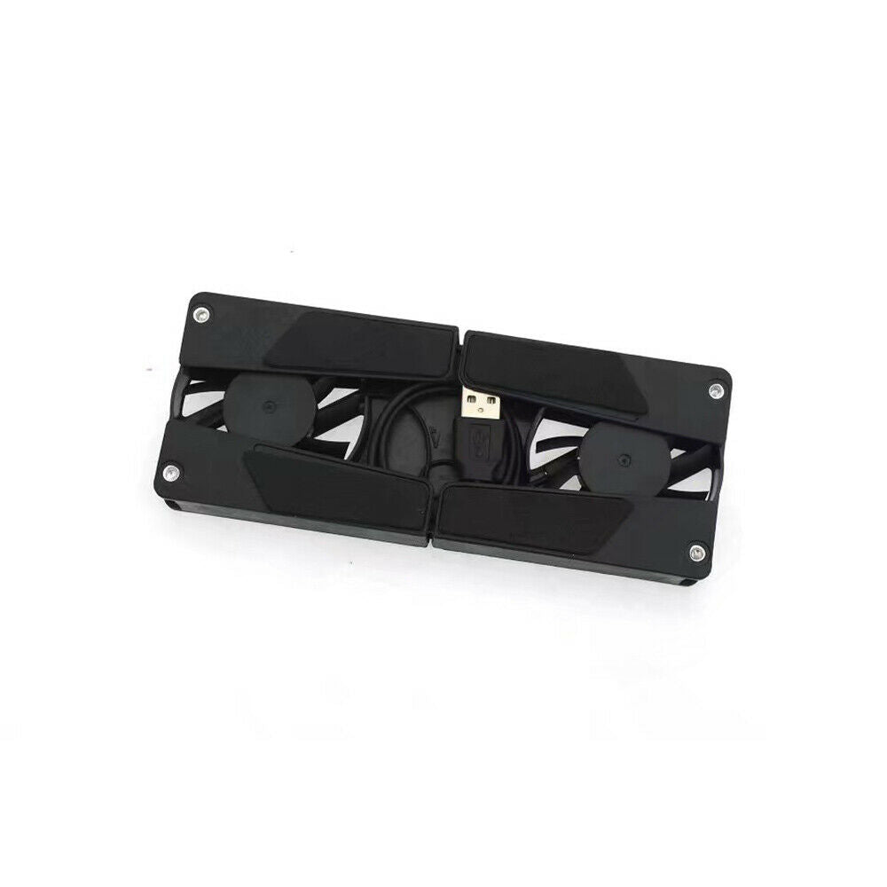Foldable laptop cooling pad, With two Fans, Mini radiator, Portable radiator