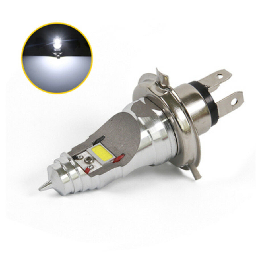Motorcycle  H4 led headlight 7500K 4000LM DC 12v-80v 38w Dual Side Bright light