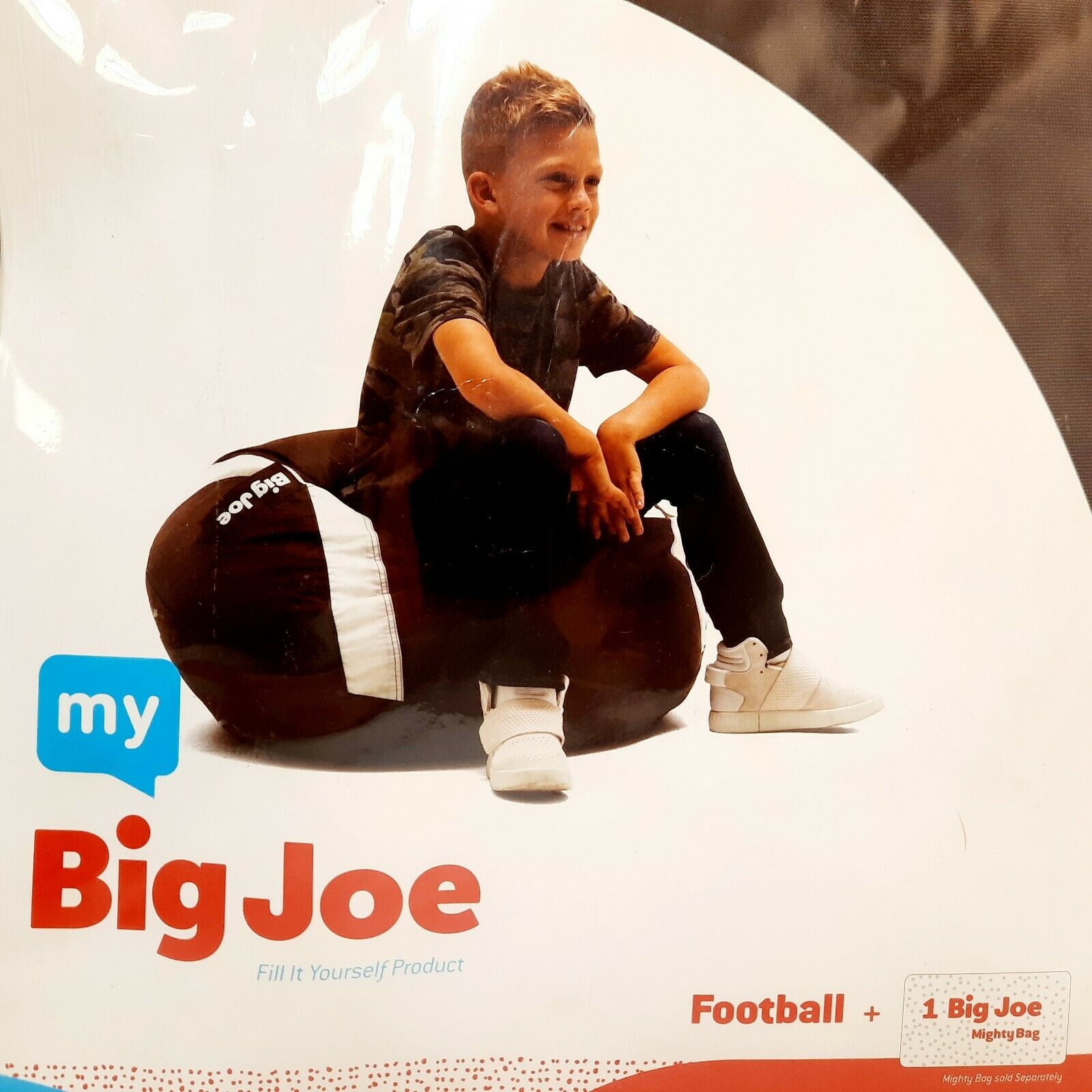 My Big Joe Football Fill It Yourself Bean Bag Chair BEANS NOT INCLUDED