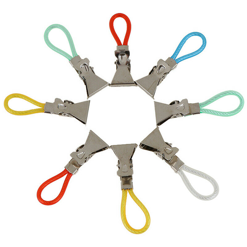 8 pcs Towel Clips Towels Hanger Tea Towel Towel Hook .l8