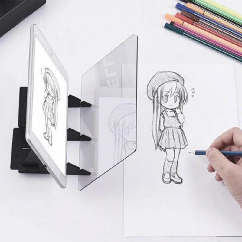 Mobile phone holder Sketch Wizard Tracing Drawing Board Optical Draw Projec~K Rf