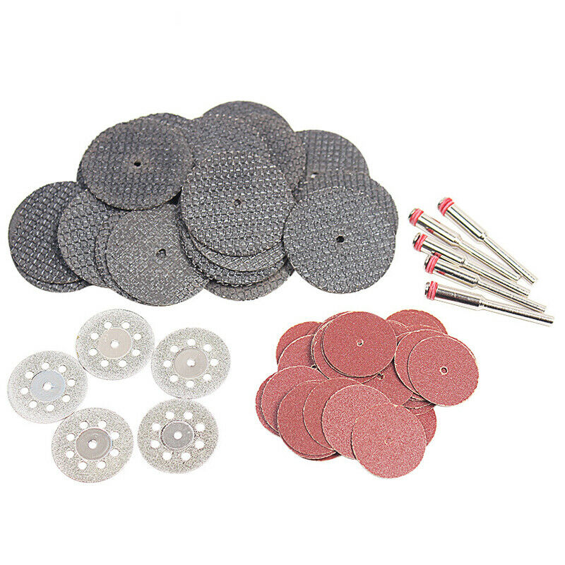 60PCS Rotary Tool Cutting Disc 32MM Fiberglass Reinforced Dremel Tool for Grind