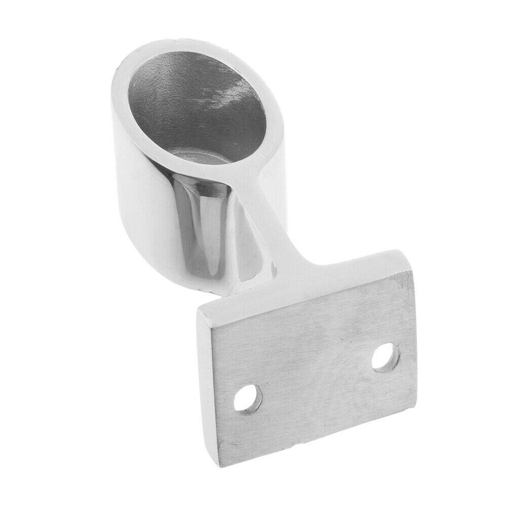 1xStainless Steel 90 Deg Center Stanchion for 22mm 7/8" Boat Hand Rail, NEW