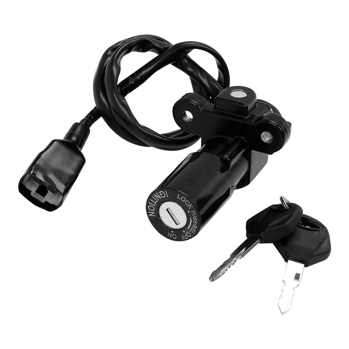 Motorcycle Ignition Switch Lock Keys Set Fit For Yamaha YZF-R3 2015-2018 17 16