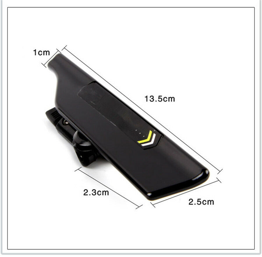 Rounded Corner 160Â° Rotating w/ Screws Windshield Wiper Wing Stand Blade Spoiler