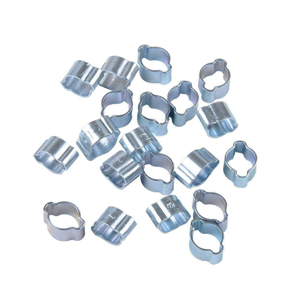8 Kind of DOUBLE EAR HOSE CLAMP O CLIPS 160pcs W/ STORAGE BOX