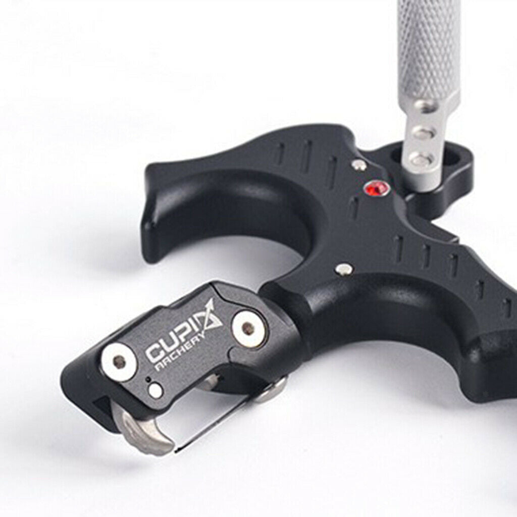 360 Degree Rotate Clamp Compound Bow Release Aids 3 or 4 Fingers for Both Left