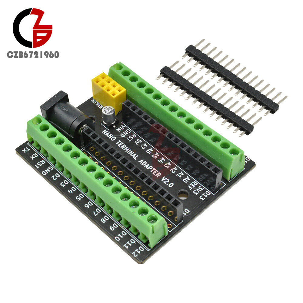 NRF2401+ Terminal Expansion Board Interface Compatible Nano V3.0 AVR DC Power