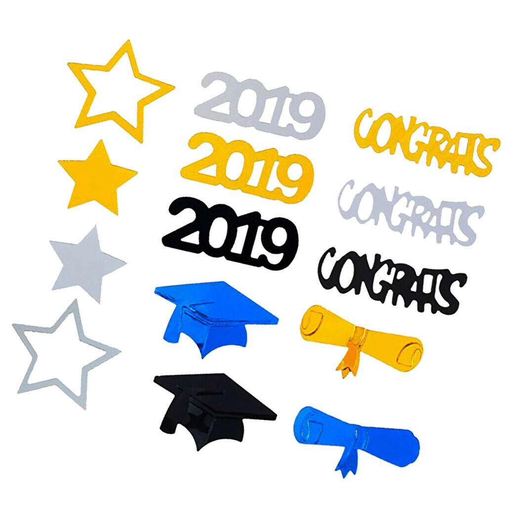 2019 Graduation Confetti, Graduation Party Supplies, 100 Grams/ 3.5 Ounce