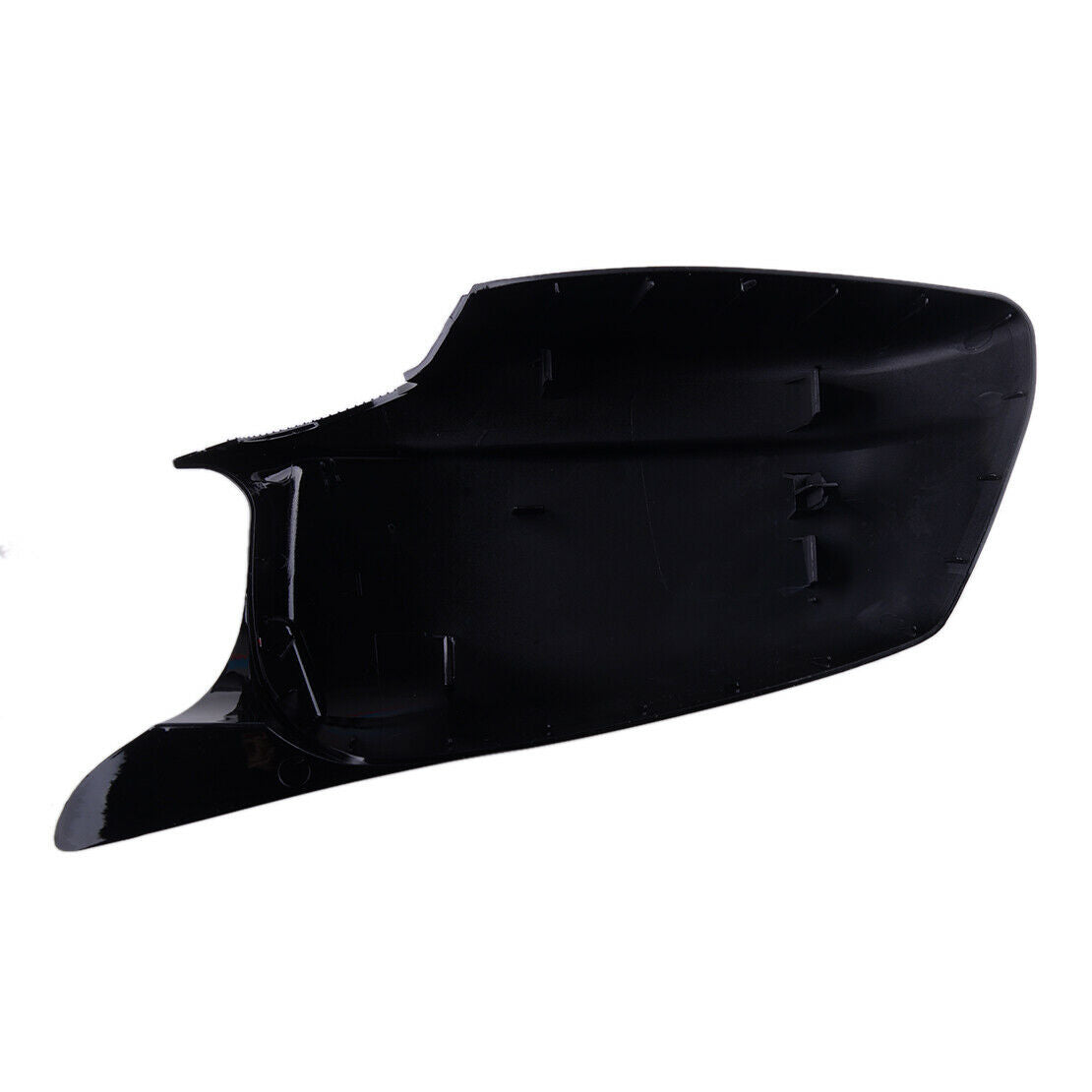 Pair Gloss Black Wing Mirror Cover Cap Fit For BMW F10 F11 5 2011-2013