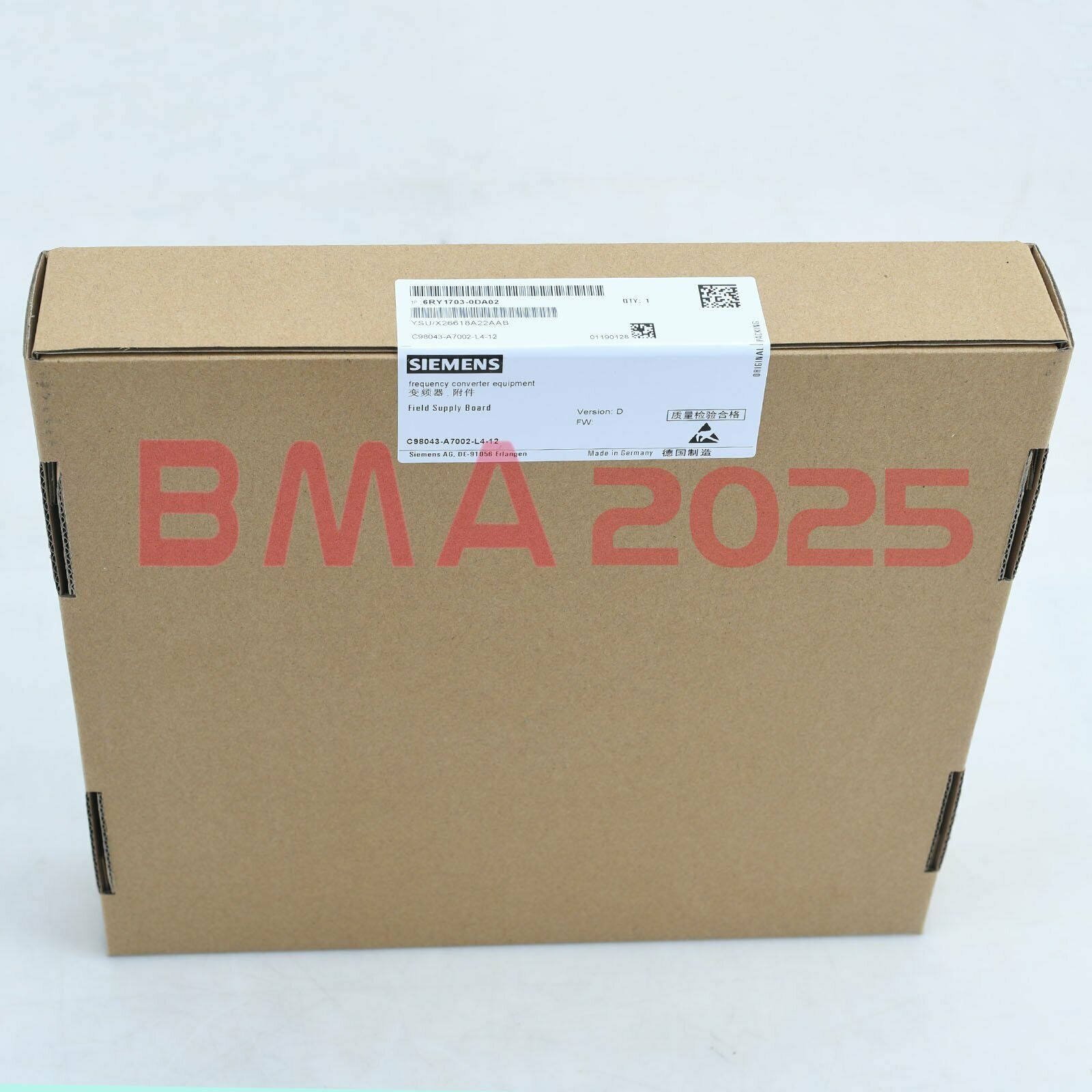 1PC New C98043-A7002-L4-12 6RY1703-0DA02 1year warranty DHL Free Ship SM9T