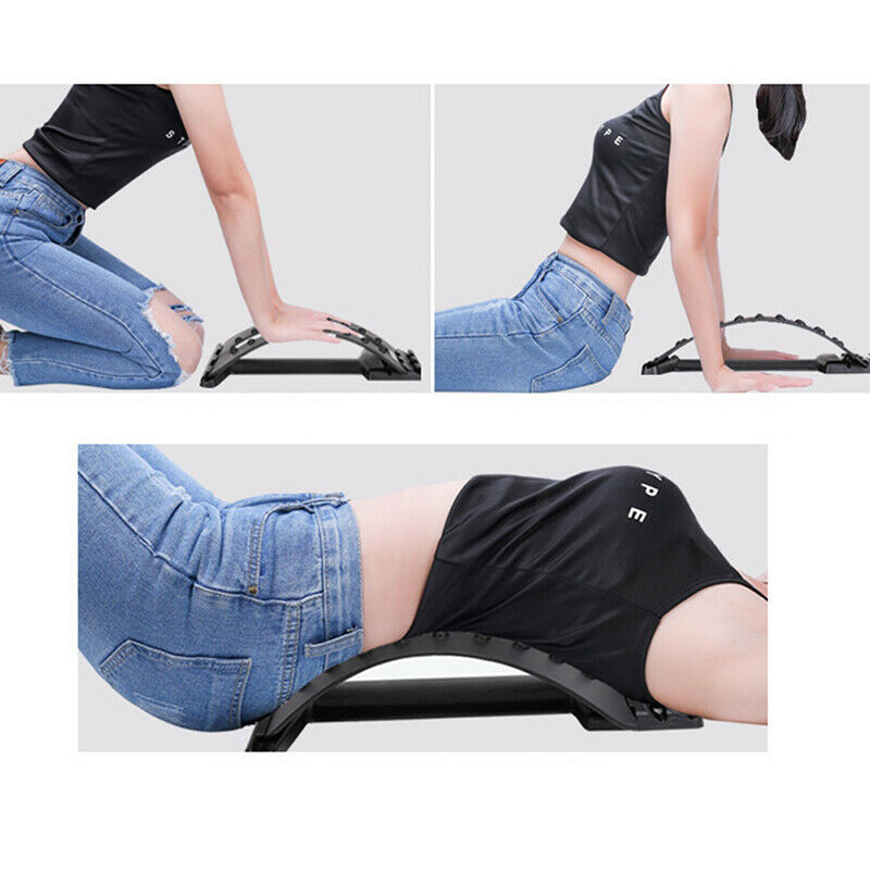 Back Magic Stretcher Lower Lumbar Massage Support Spine Posture Corrector*AU Ad