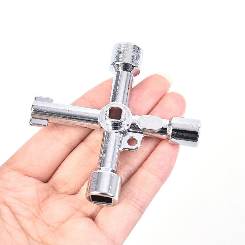 Multi-function 4 In 1 Universal Cross Key Triangle Key Cabinet Valve AlloyBDAU