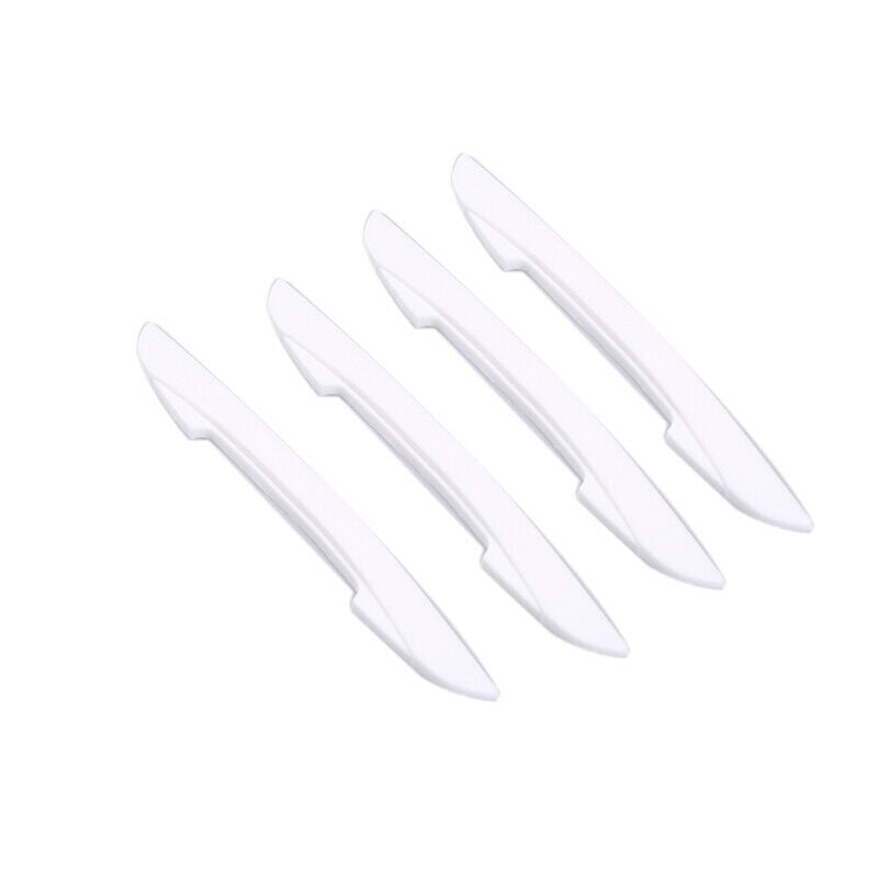 4Pcs Car Door Edge Scratch Anti-collision Protector Guard Strip Universal White