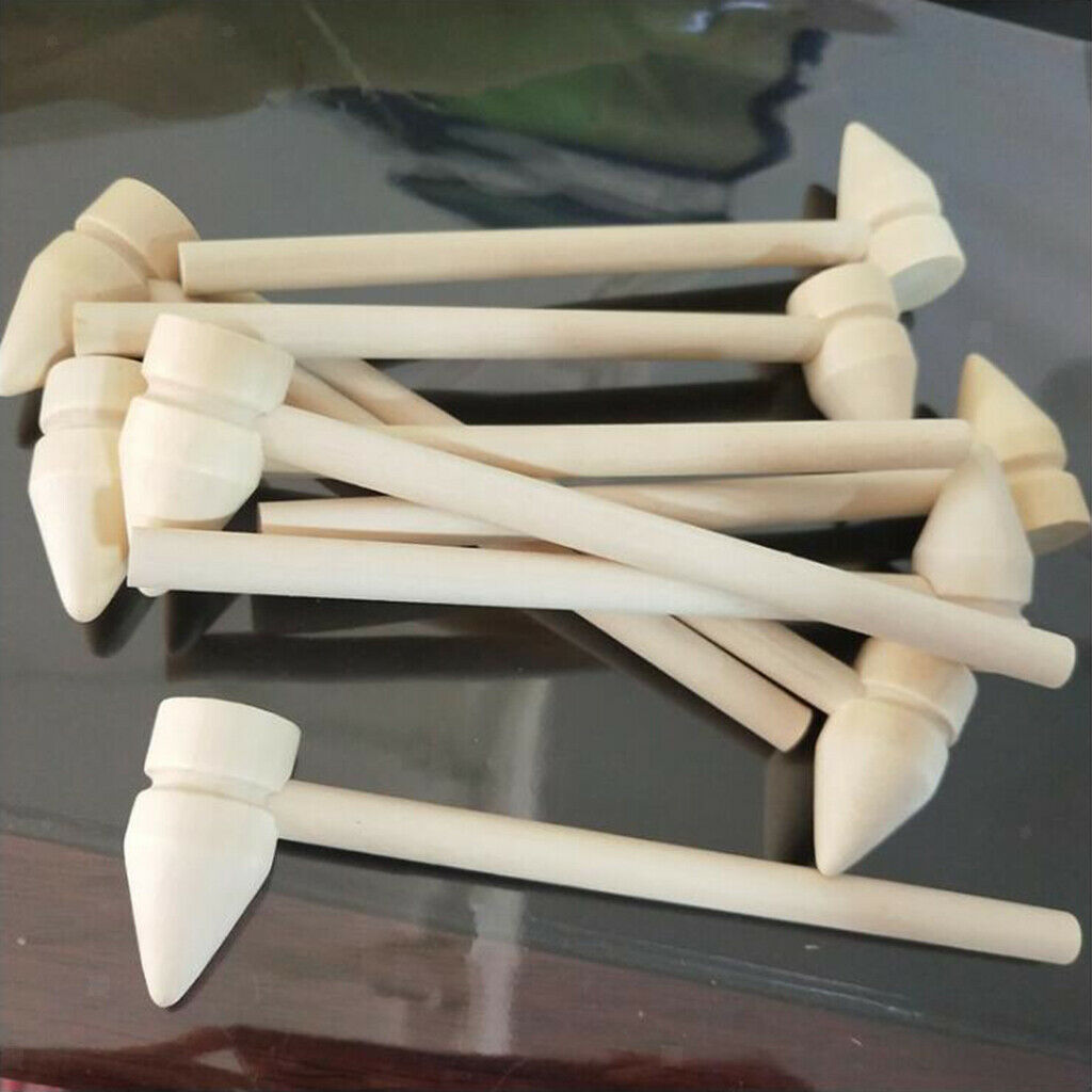 Wooden Crab Mallet, Set of 10 Mini Wooden Hammer