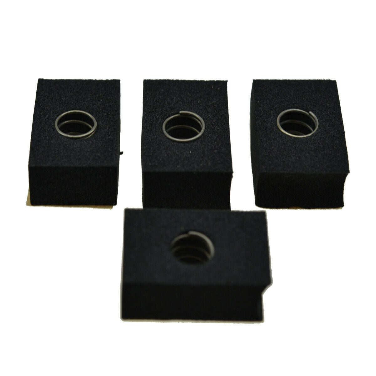 Pack of 4 Pickup Height Foam Adjustment Pads w/ Spring for P Bass/Jaquar Pickups