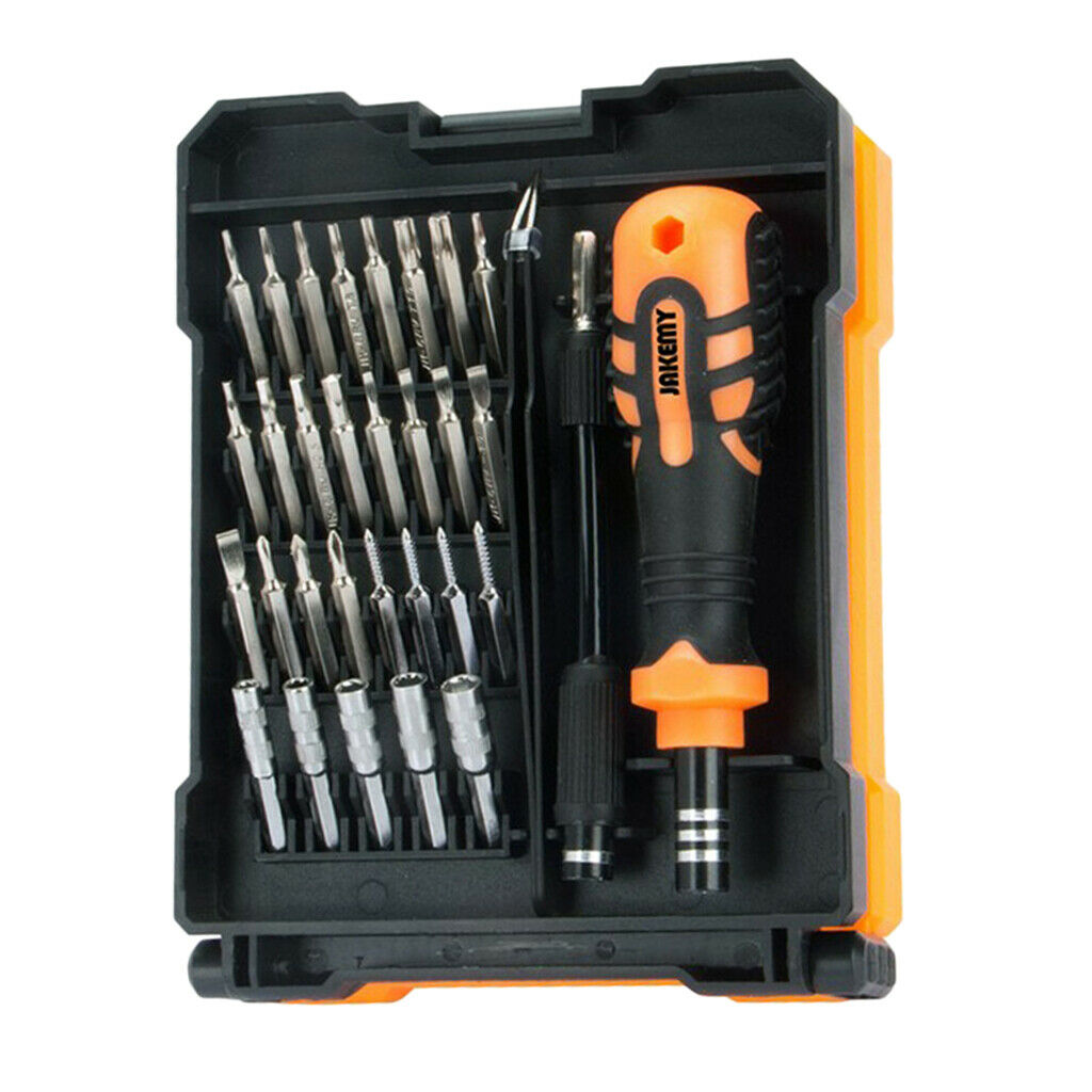 33 in 1 Portable Screwdriver Set w/ Case Smartphone Watch Jewelry Repair Kit