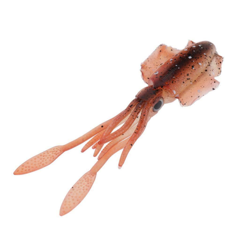 Soft Plastic Squid Skirt Bait Octopus Trolling Freshwater Fishing Tackle
