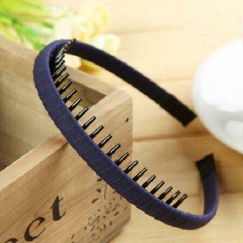 4pcs/set Women Korean Style Simple Toothed Headband Female Solid Color Hair Hoop