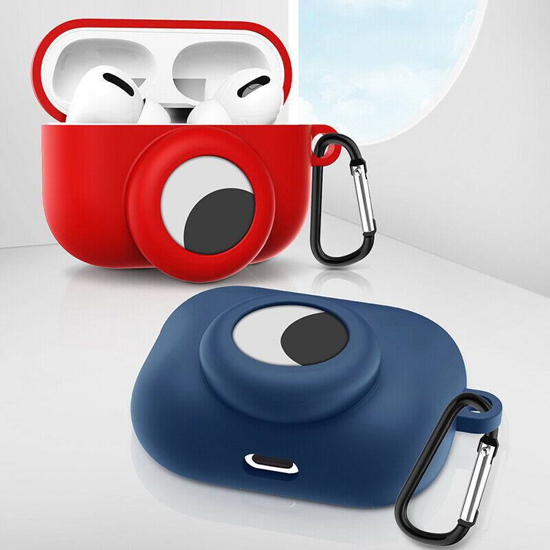 2 in 1 Soft Silicone For AirTag Cases For AirPods Earphones Prevention CaseBDAU