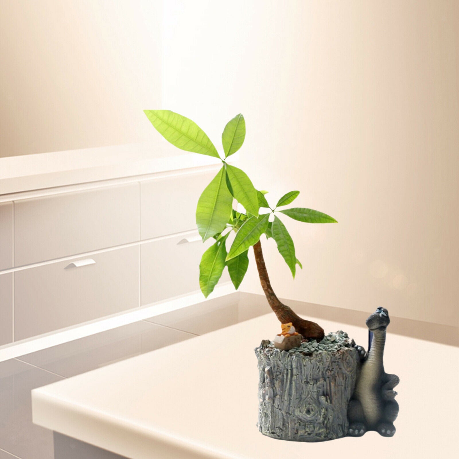 Dinosaur Flower Pot Garden Decor for Animal Planters Office Decorations