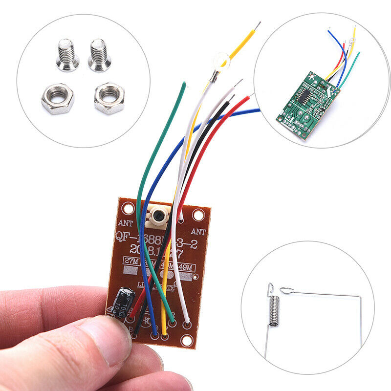 RC Remote Control 27MHz Circuit PCB Transmitter and Receiver Board with A.l8