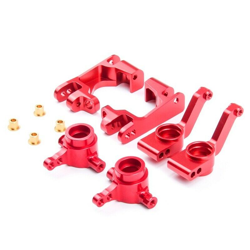 W001 Upgrade Metal Chassis Arm C Seat Rear Stub Axle Parts Kit for Traxxas SLAE3
