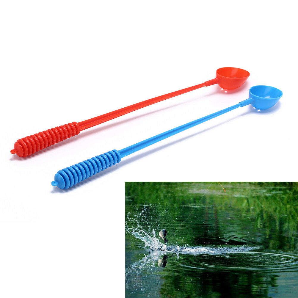 Baiting Throwing Spoon and Handle Boilies Bait Scoop Carp Coarse FishingTackl Qx