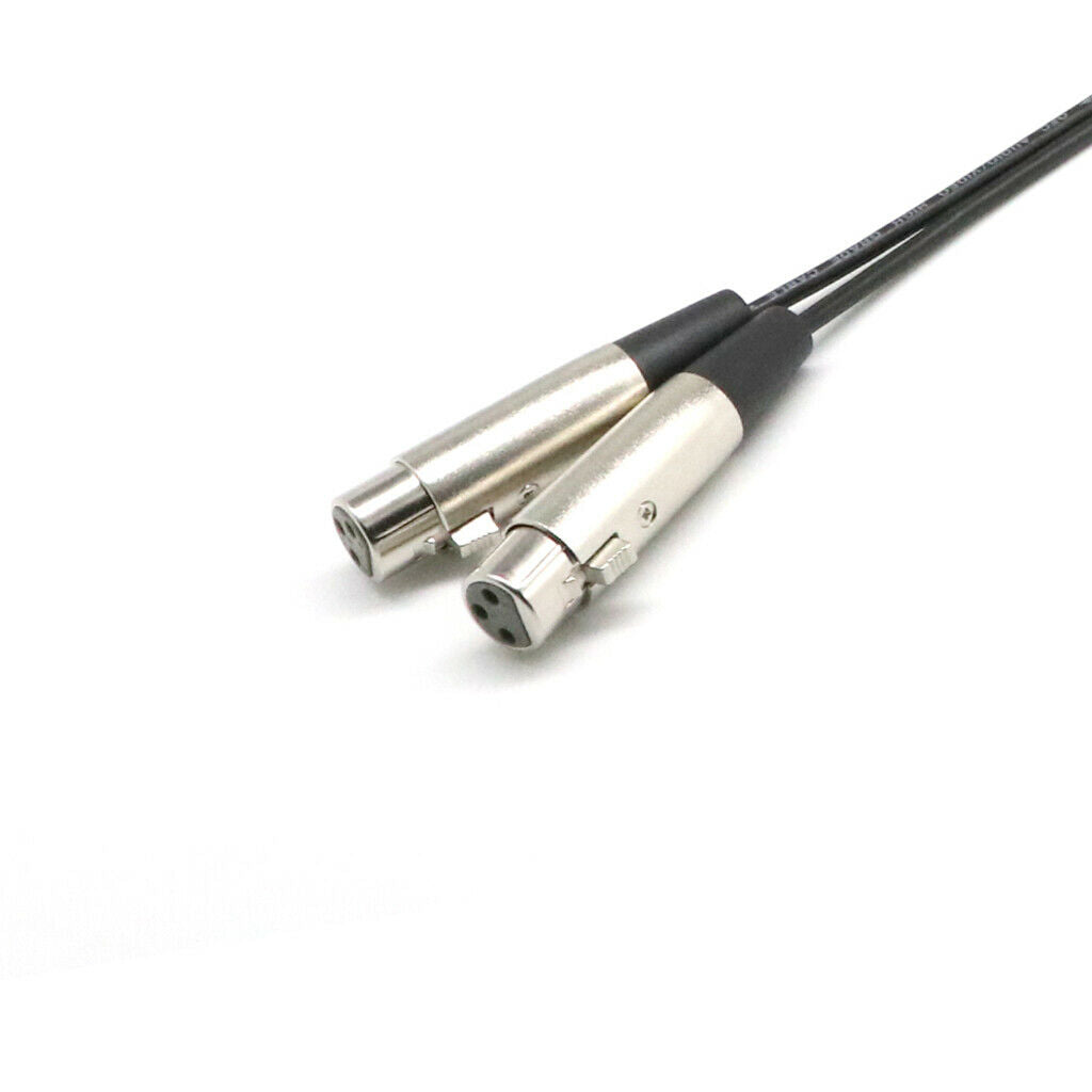 Dual XLR Female To Dual RCA Male Cable Adapter - 2-XLRF To 2-RCA Audio Cable