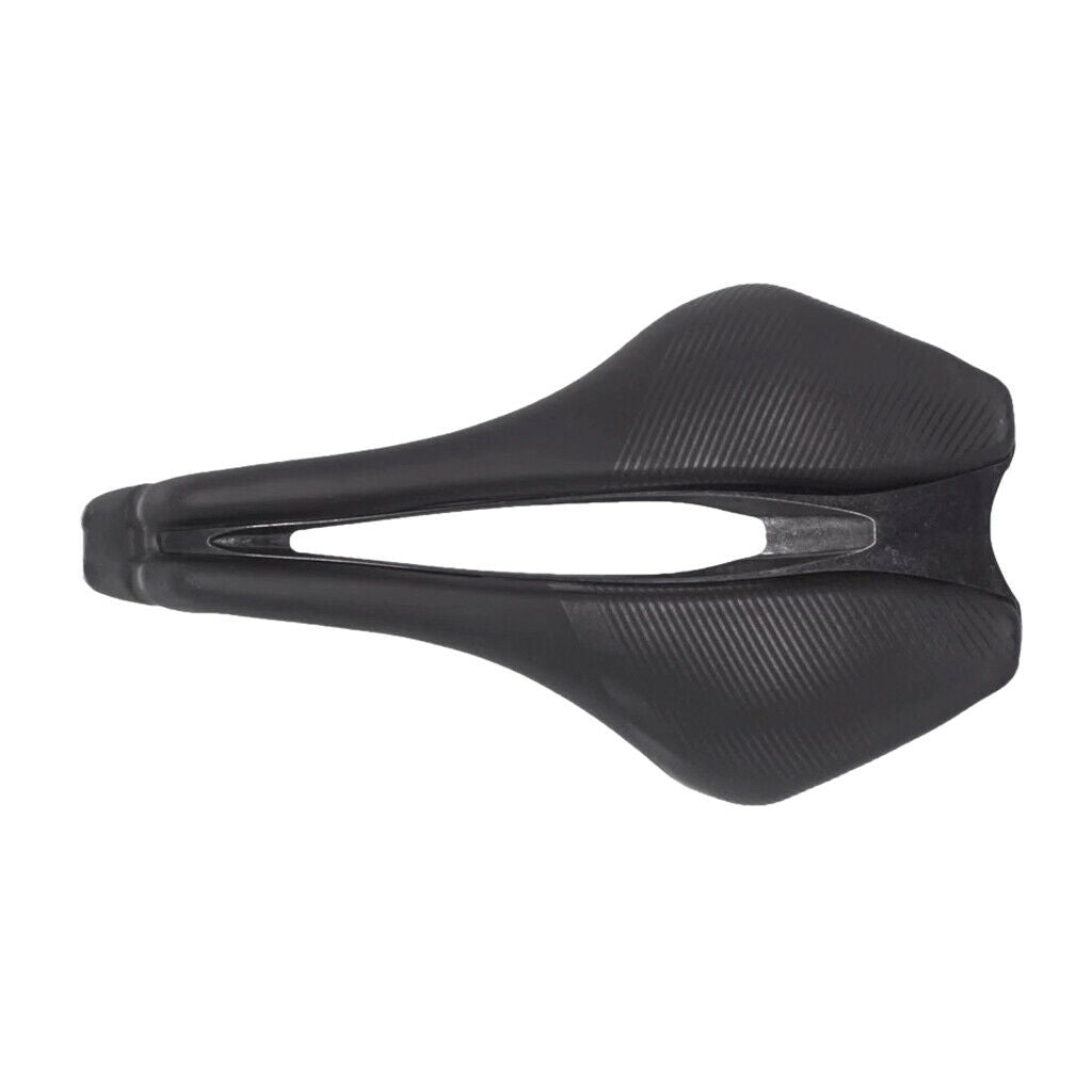 Bicycle Seat Cycling Hollow Saddle Pad Ultralight Soft Cushion Black stripe