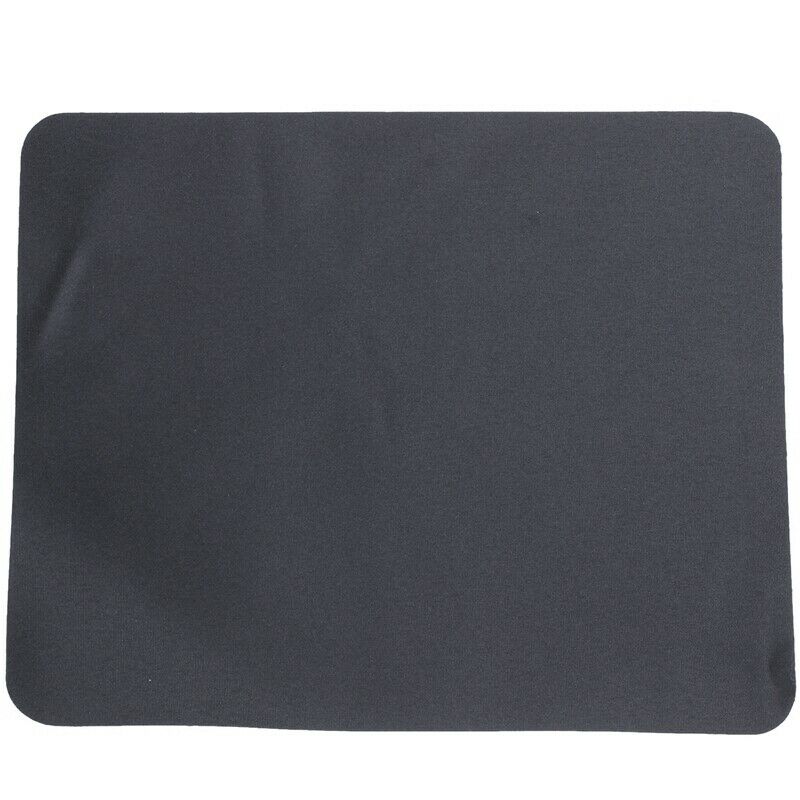 Black Optical Mouse Pad Mat Black for Laptop PC P4O6O6