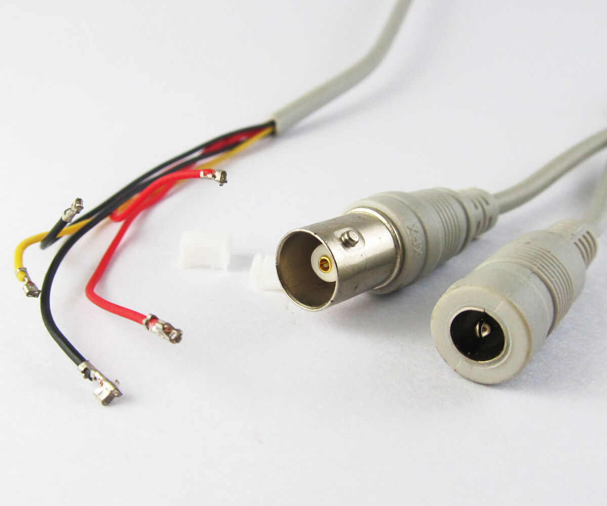 20sets 5.5x2.1mm DC Power Jack BNC Jack Cable for CCTV System