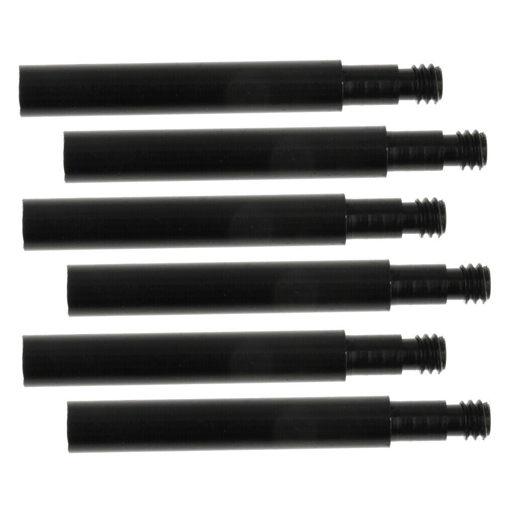 6pcs Cycling Bike Bicycle Presta Valve Extender Extension   40mm Black