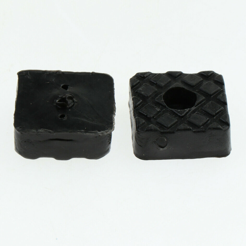 Blesiya 20Pc Square Rubber Feet Table Chair Leg Foot Pads for Wood Furniture