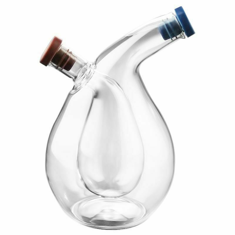 Kitchen Two-in-One Oil Dispenser Design Vinegar Cruet Olive can Quality Oil PoF3