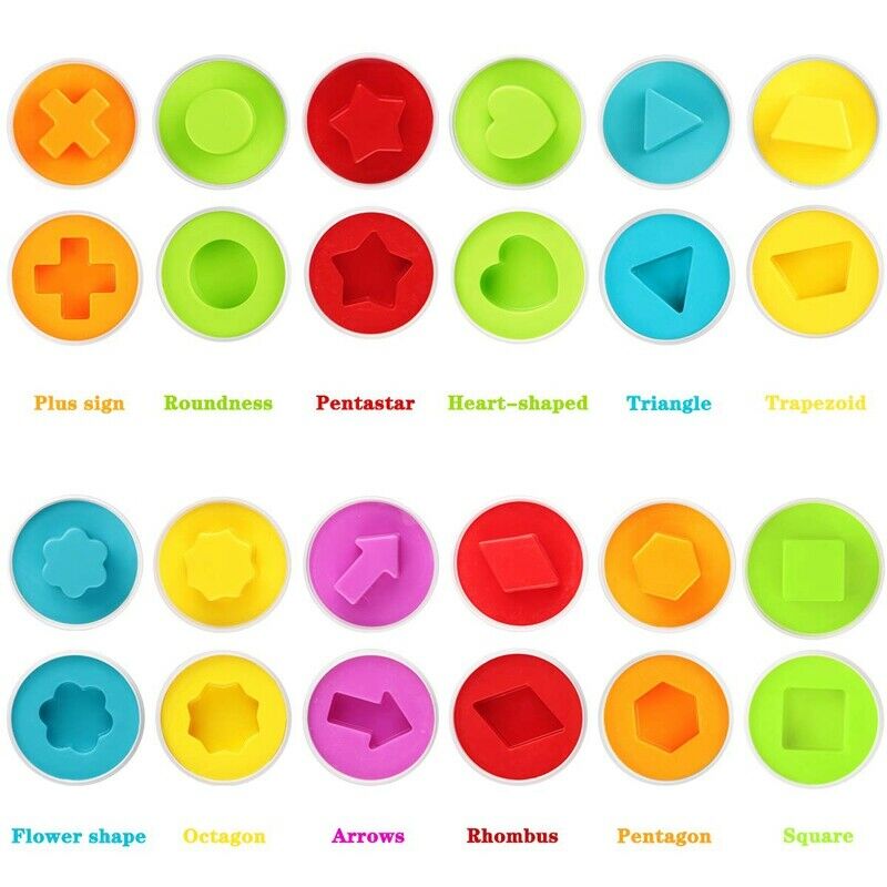 Toddler Eggs Set Toys for 1 2 3 Years Old Boys Girls Colour Sorting EducatioR4W4