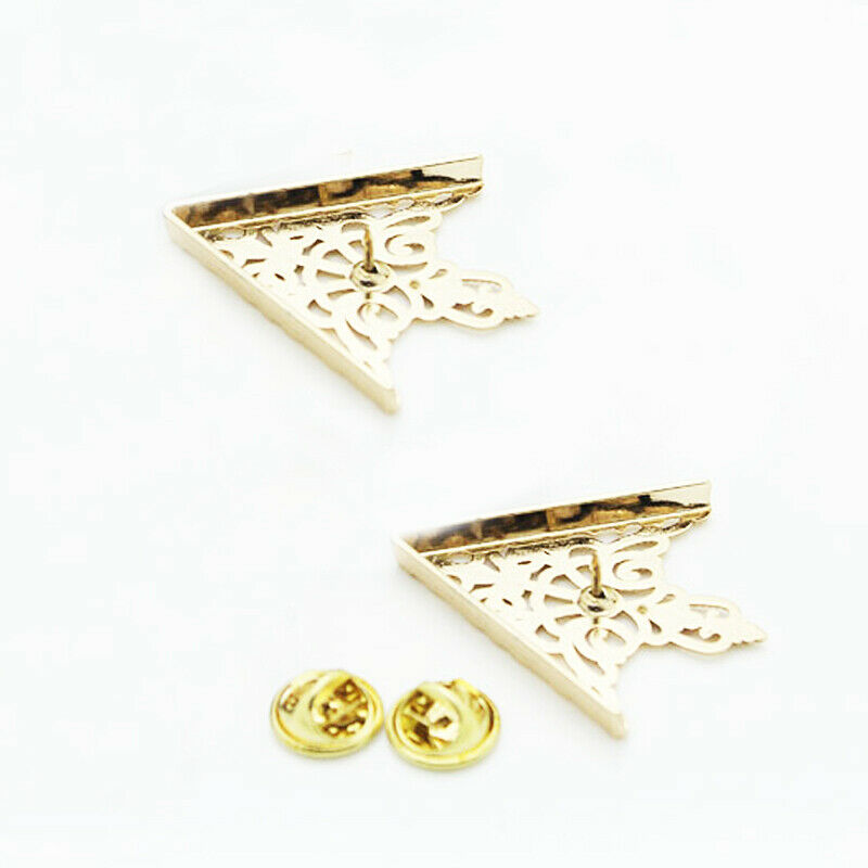 Fashion Hollow Triangle Blouse Shirt Collar Pin