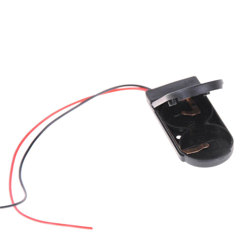5x On-Off Switch CR2032 6V Button Coin Cell Battery Holder Wire Case Bo S.l8