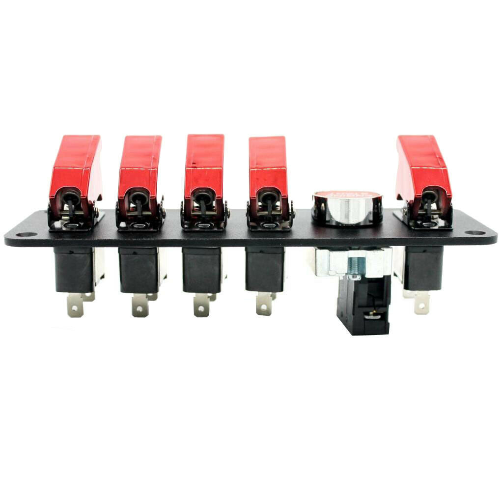 6-speed 12V auto start switch, ignition switch panel, engine start button for