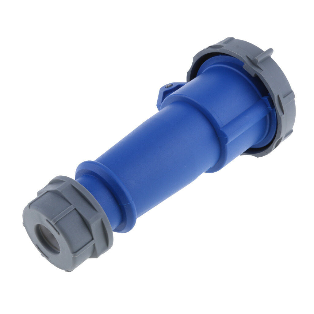IP67 Waterproof Cable Wire Inline Coupler Connector Socket Plug 16A 2P+E