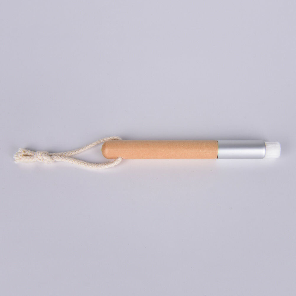 Wooden Handle Remover Nose Pore BlackHead Clear Brush Cleaning Facial Brus.l8