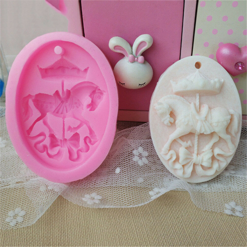 Creative Horse Shape Soap Fondant Cake Molds Chocolate  Biscuits Mould Mold KX